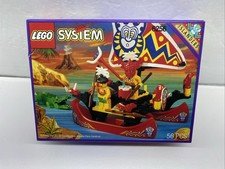Lego 6256 System Pirates Islanders Catamaran 1994 Vintage Used In Box Complete