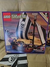 LEGO 6268 Renegade Runner Pirate Ship 1993 w/ Box & Instructions Vintage