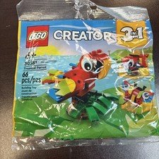 LEGO Creator 3-in-1 Tropical Parrot 30581 Building Toy New & Sealed in Bag 2022