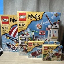 LEGO Pirates!! SEALED!! Sets 6239, 6240, 6242, 6243 BNIB