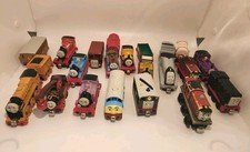 Lot Of 22 Thomas the Train cars Wooden And Plastic From Early 2000’s