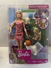Mattel Barbie Doggy Daycare Doll & Pets (FXH08)