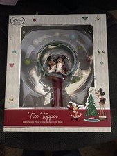 Mickey And Minnie Mouse 2014 Christmas Tree Topper -Disney Store