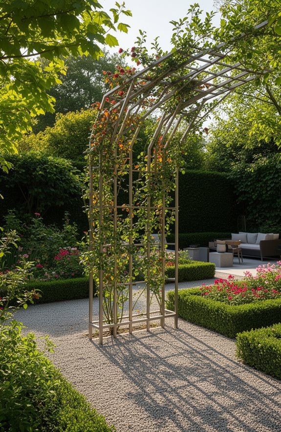 modern minimalist trellis designs