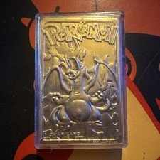 Nintendo Pokemon Charizard 23 Karat Gold-Plated Trading Card 1999 w/ Certificate