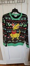 NWT Holiday Hype Men's Christmas sweater Dinosaur sz Large pullover