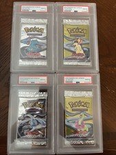 Pokemon PSA 10 Neo Genesis Booster Pack 1st Edition Sequential Art Set