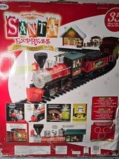 SANTA EXPRESS Train Set Christmas EZTEC 35 Piece In box