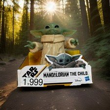 Star Wars The Mandalorian The Child Baby Yoda Figure Hasbro w/ Box