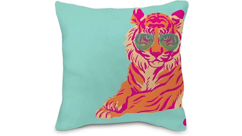 stylish pink tiger pillows