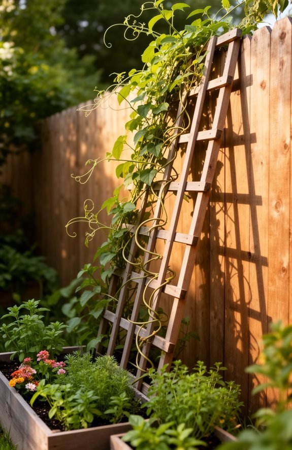 trellis enhanced vertical gardening techniques