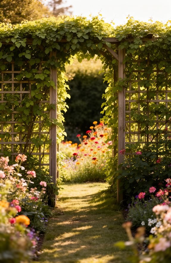 trellises for privacy and shade