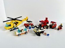 Vintage 1980s LEGO LEGOLAND Town Lot 6632 6634 6655 6366 6697 Near Complete