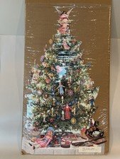 Vintage 1993 Victoria Style Advent Calendar Christmas Tree 23 inch New