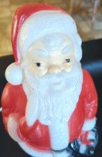 Vintage Blow Mold Santa Claus Empire Tabletop 1968 Christmas Light Up 13" - USA