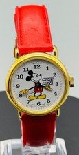 Vintage Bradley Swiss Made Mickey Mouse Wind Up Watch Working New in Package