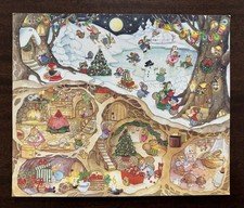 Vintage Christmas Advent Calendar Mice Snow Cooking Decorating - 100% to Charity