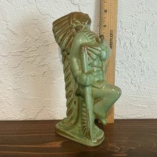 Vintage Frankoma Pottery Dancing Indian Chief #142