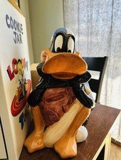 Vintage Rare Original Warner Bro Collectible Daffy Duck Cookie Jar NIB