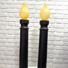 Vtg Union Products Halloween Candle Stick Blow Molds 42” 1991 Outdoor Decor