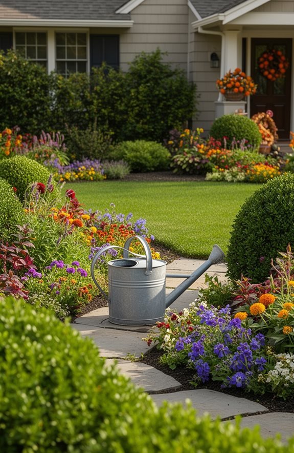 year round front yard beauty