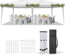 10'x20' Pop Up Canopy Tent Portable Instant Gazebo Party Tent with Carry Bag