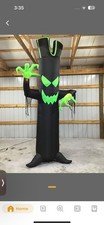 12ft Gemmy Airblown Inflatable Prototype Halloween Giant Black Tree #220088