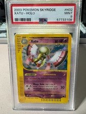 2003 POKEMON SKYRIDGE #H32 XATU-HOLO PSA 9