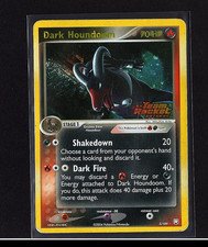 2004 Pokemon EX Team Rocket Returns Dark Houndoom 5/109 Reverse Holo STAMPED