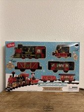 2022 Disney Mickey Mouse Holiday Express Christmas Train Set Complete