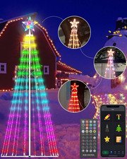 6Ft Color Changing Christmas Tree with 47 Prelit LED Lights & Remote Control