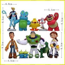 7Pcs Toy Story 4 Action Figures Set Woody Buzz Jessie Forky Model Doll - no box