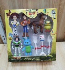 7Pcs Toy Story 4 Action Figures Set Woody Buzz Jessie Forky Model Doll - no box