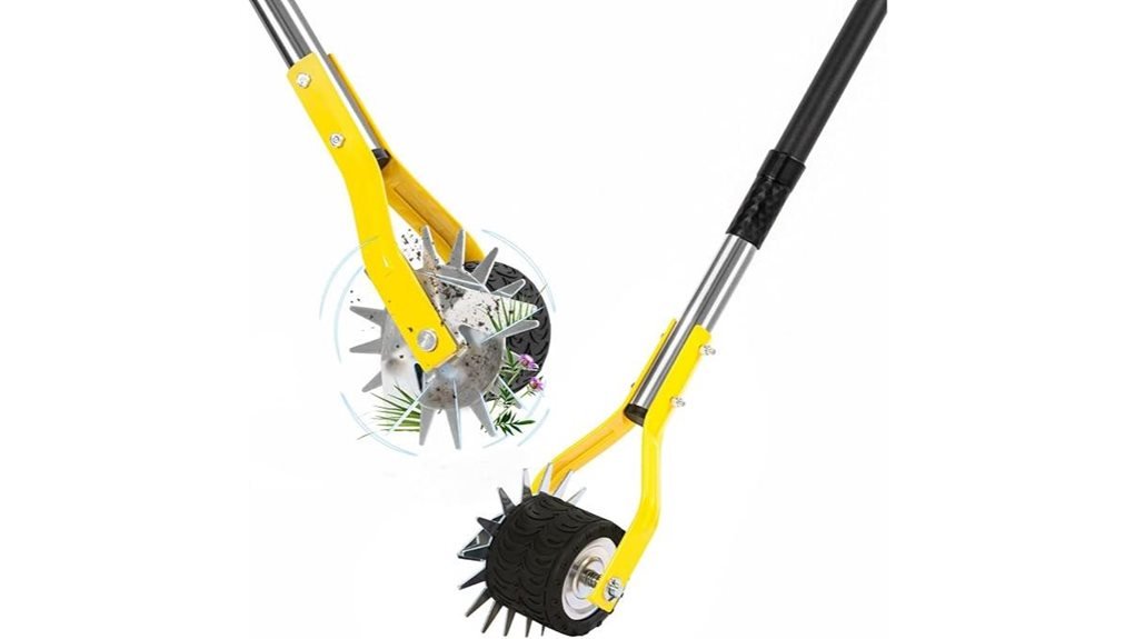 adjustable manual lawn edger