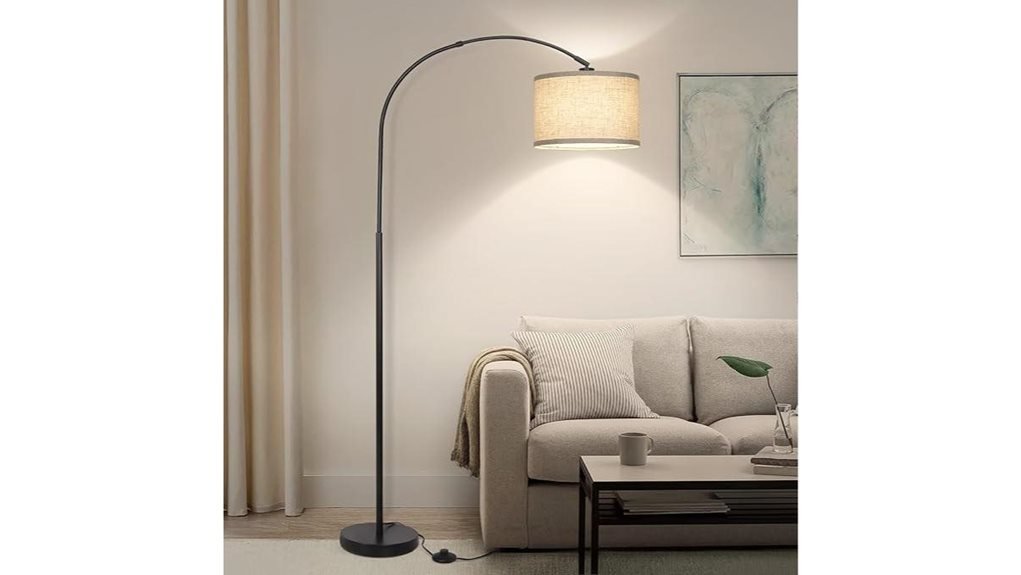 adjustable shade floor lamp