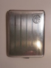 Antique Sterling Silver cigarette case / Elgin Mfg. Co.