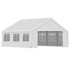 Aoodor 20'x20' Outdoor Party Tent Heavy Duty Wedding Canopy Gazebo Waterproof