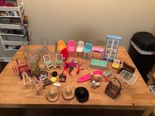 Barbie and 1/6 furniture and accessories