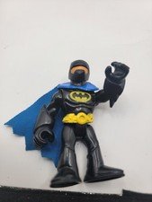 Batman Imaginext DC Comics Batman Action Figure Helicopter Pilot Bat Copter 3"