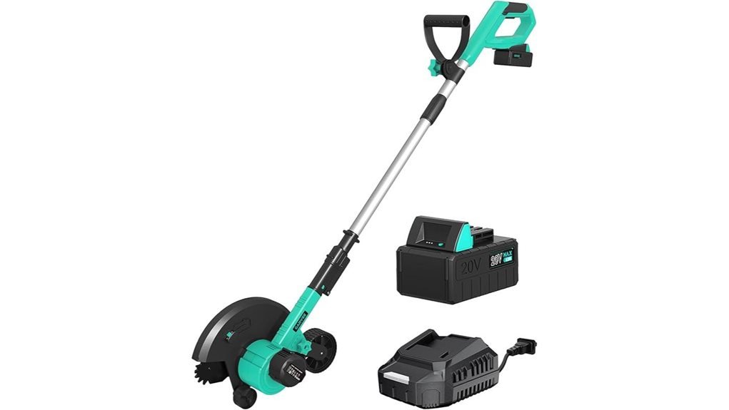 battery powered lawn edger
