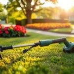 battery powered lawn edgers