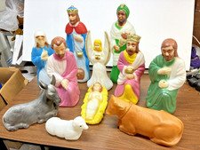 Blow Mold Nativity Set, 23", 11 piece, Empire Plastics