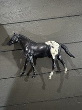 Breyer Appaloosa Stock Horse Mare # 233 Black Hand-Painted 1980's Vintage