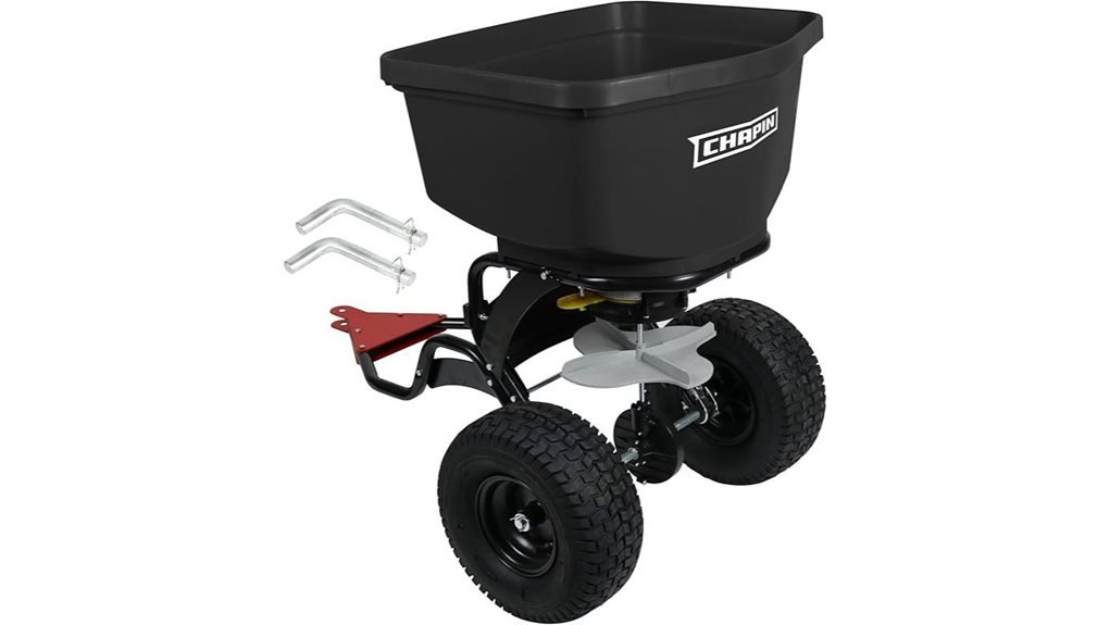 broadcast spreader for landscaping