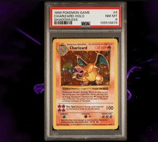 Charizard 4/102 Base Set Holo Pokémon PSA 8