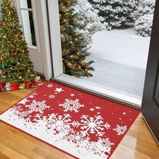 Christmas Doormat 20 x 32 Inch Holiday Xmas Decorative Door Mat Winter Christ...
