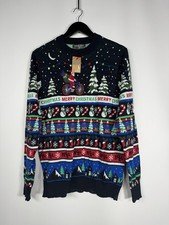 CHRISTMAS Jumper - Large - Navy - New With Tag’s - Men’s