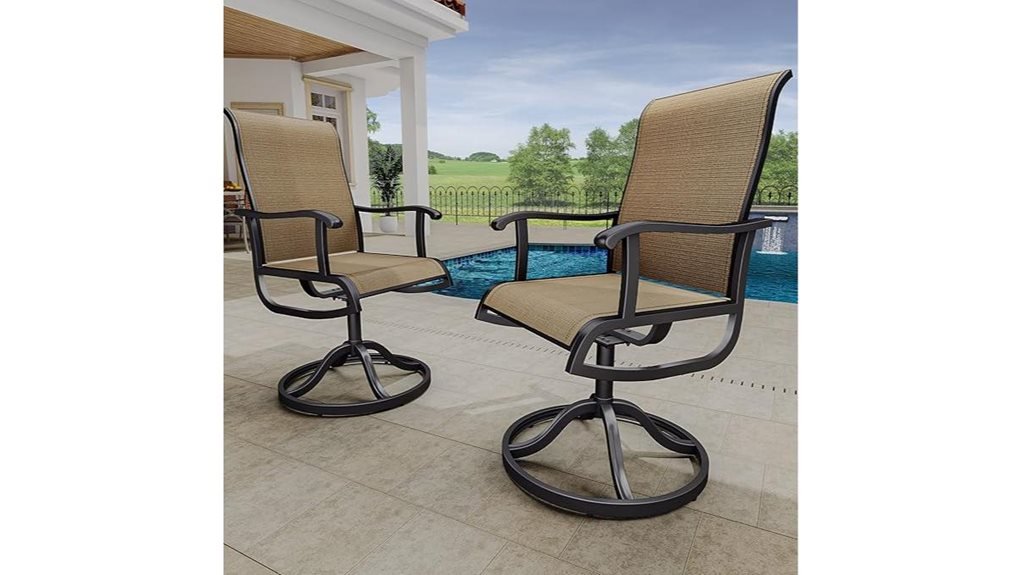 comfortable outdoor seating set
