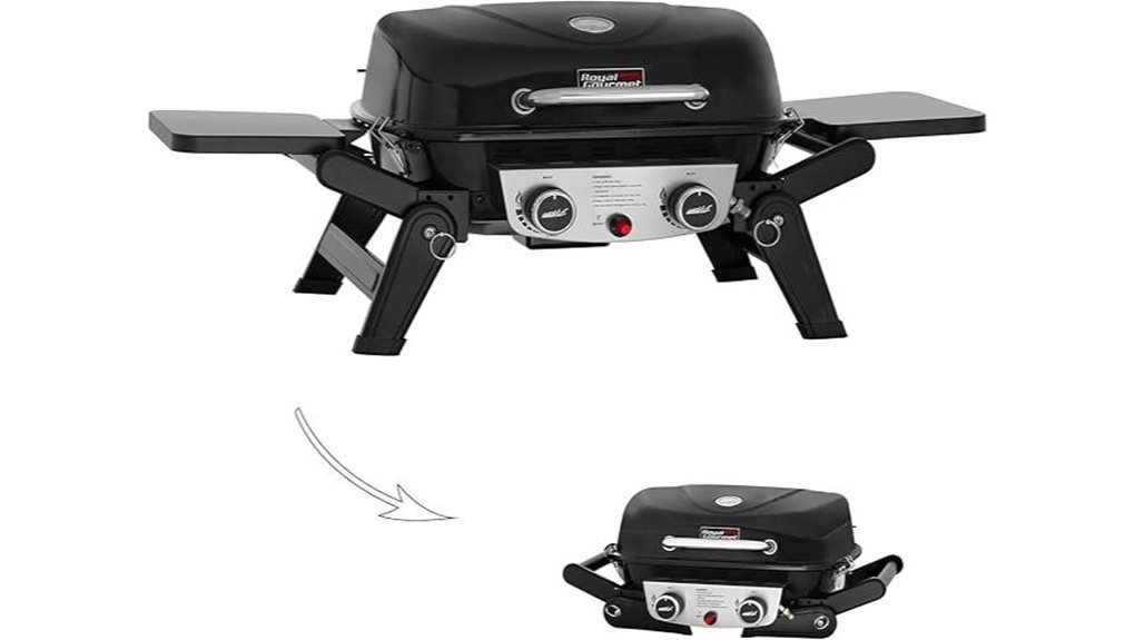 compact propane gas grill