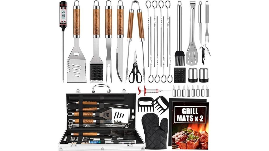 complete bbq accessory set